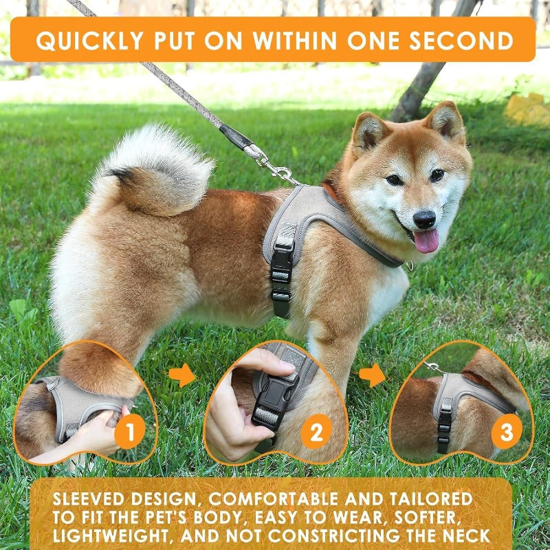 Reflective Dog Harness Set